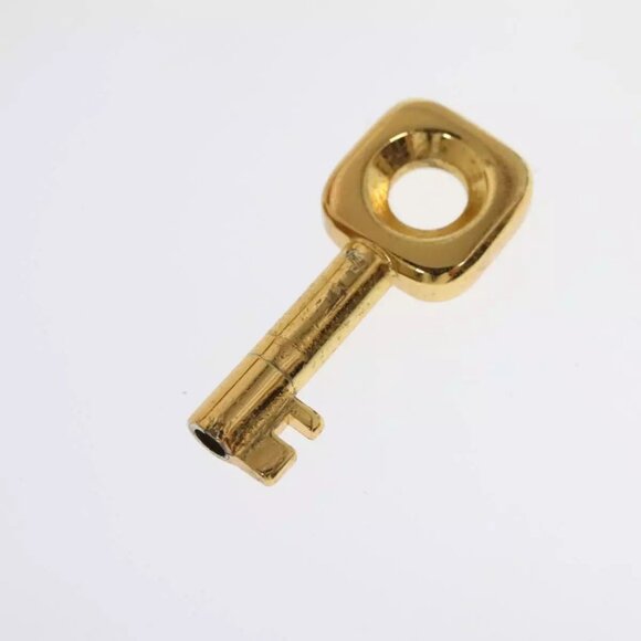 CELINE Macadam Canvas Hat Case Trunk PVC Leather White Authentic - Picture 8 of 16